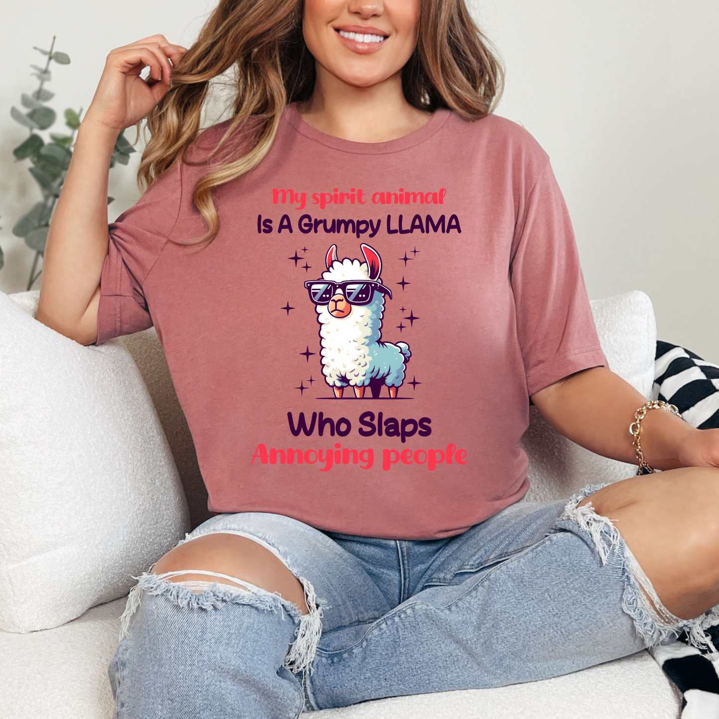 Grumpy Llama Graphic Tee
