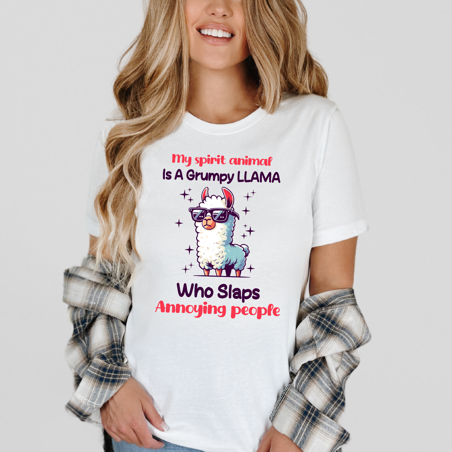 Grumpy Llama Graphic Tee
