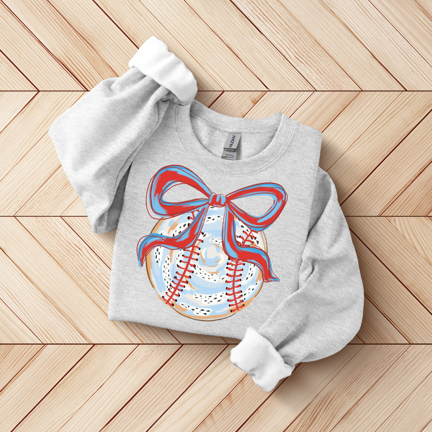 Baseball Bow SWEATSHIRT