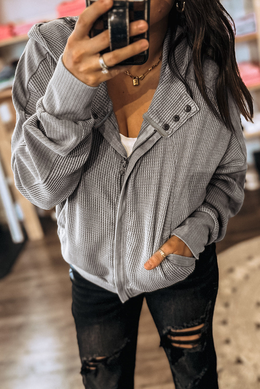 Waffle Jacket FB