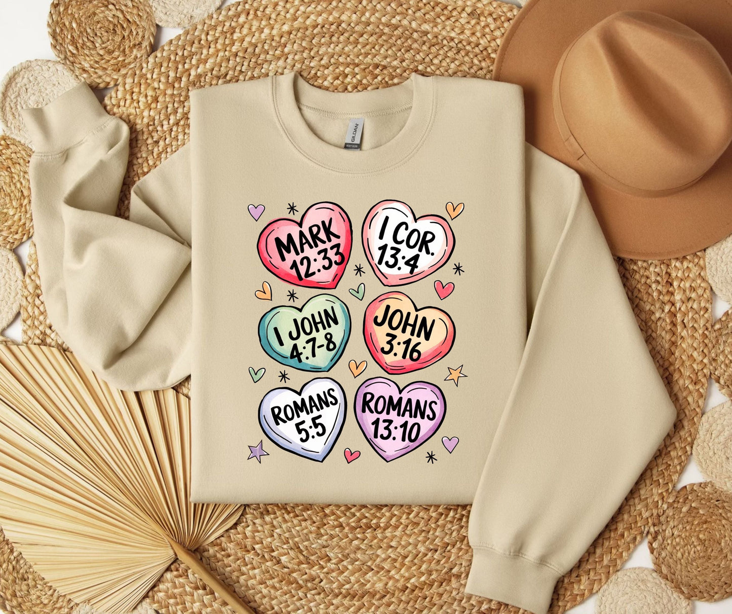 Bible Verse Heart SWEATSHIRT