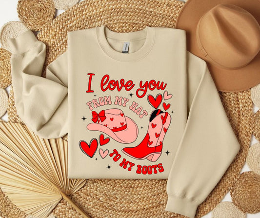 From My Hat To My Boots SWEATSHIRT