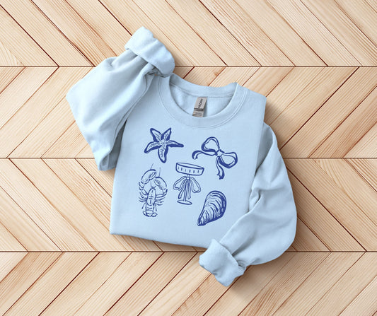 Seaside Coquette SWEATSHIRT