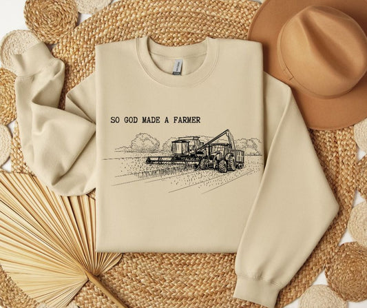 God Made a Farmer SWEATSHIRT