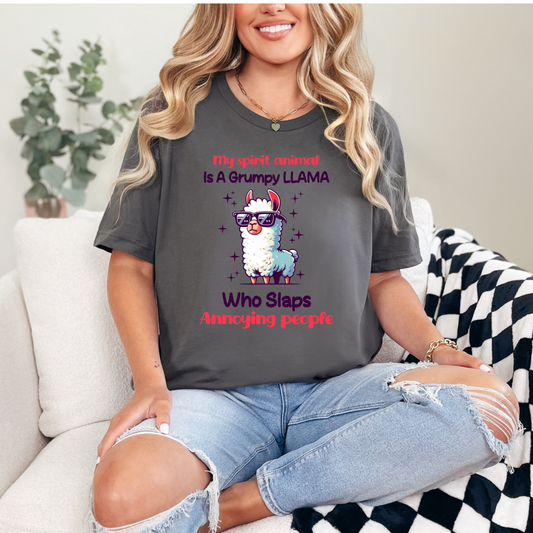 Grumpy Llama Graphic Tee