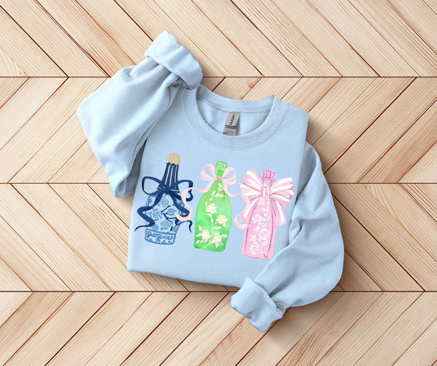Chinoiserie Champagne SWEATSHIRT
