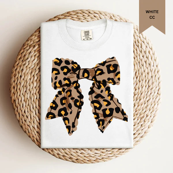 Leopard Bow Tee