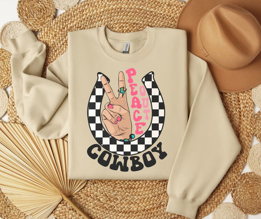 Peace Out Cowboy SWEATSHIRT