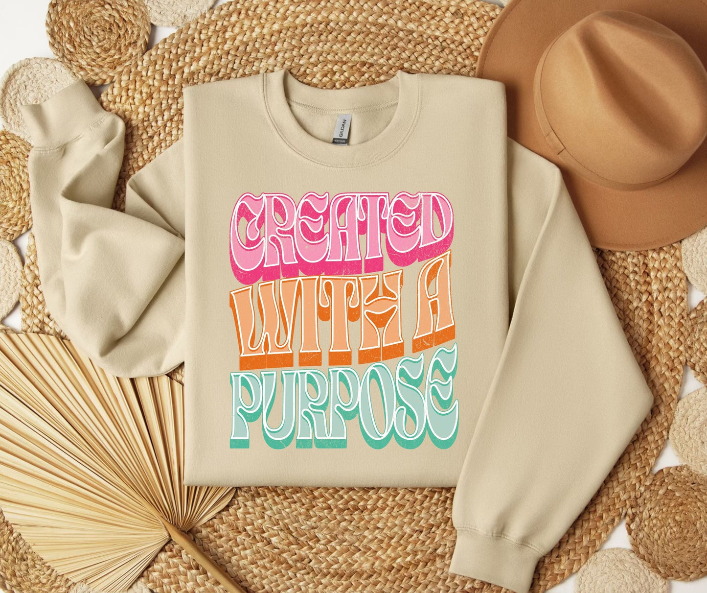Created With Purpose SWEATSHIRT