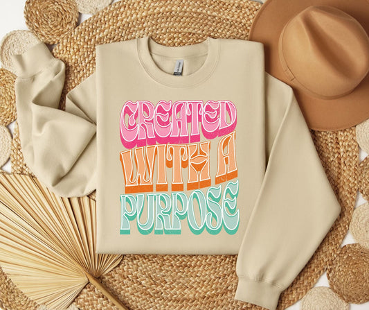 Created With Purpose SWEATSHIRT