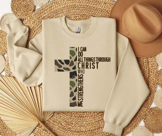 Camo Cross SWEATSHIRT