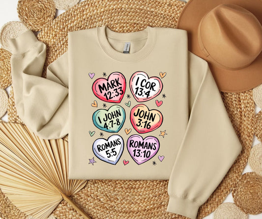 Bible Verse Heart SWEATSHIRT